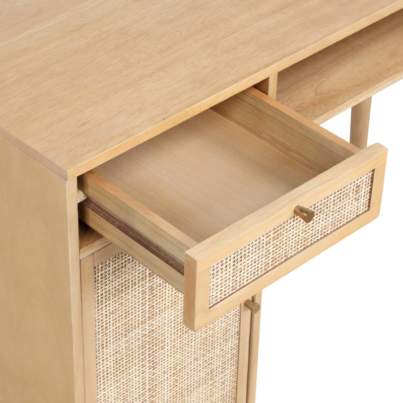 Solid Wood Base Computer Desk