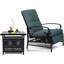 Chaise de patio inclinable avec coussins-896599298