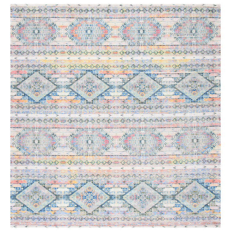 Amanda Hand Loomed Performance Geometric Rug