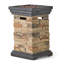 19.50'' STONE MGO FIRE COLUMN - 40 000 BTU