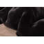 Tapis noir en similifourrure végétalienne très doux, lavable et pliable Loesch-1728025702