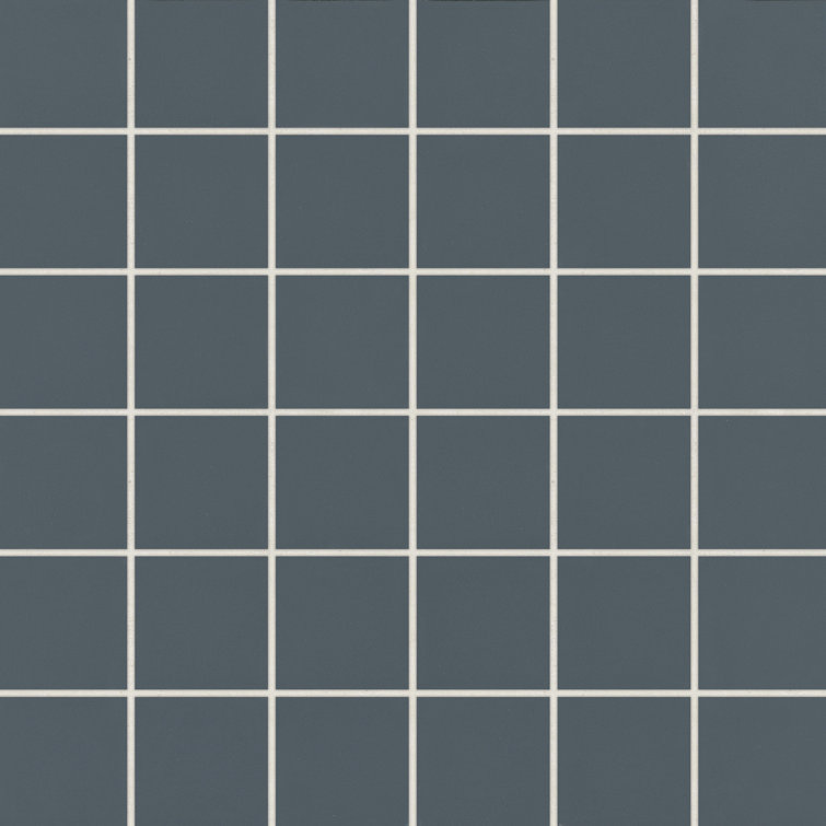 Marin 2" x 2" Square Matte Porcelain Mosaic Tile