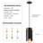 Desautels 1 - Light Brushed Brass LED Single Pendant
