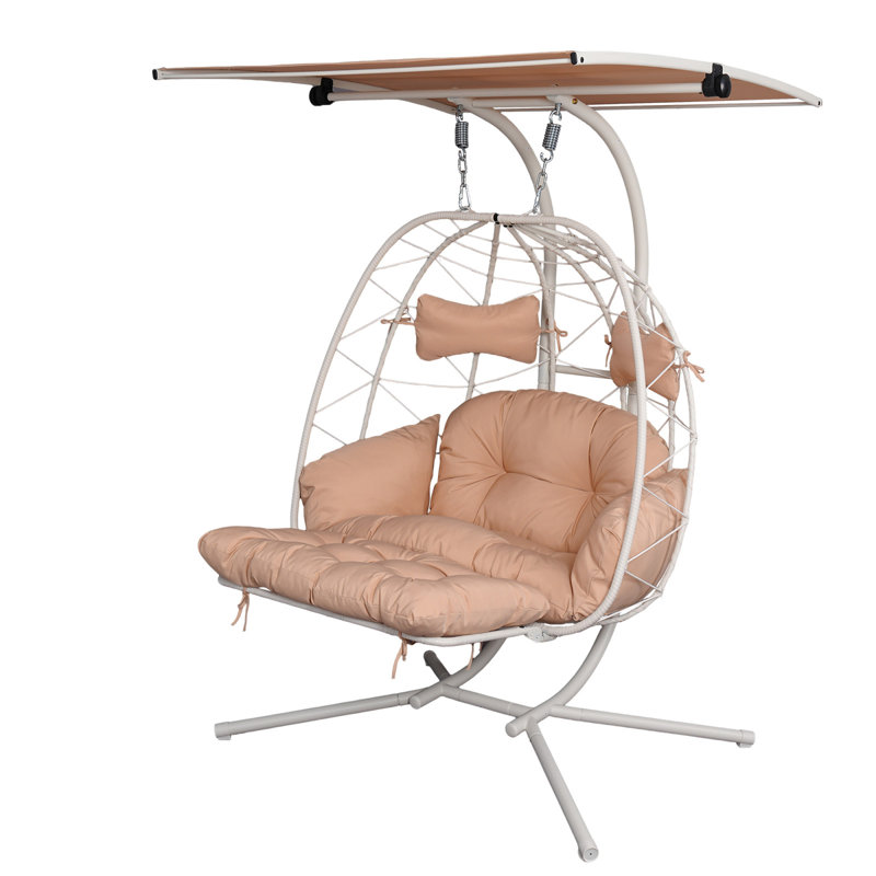 Chaise de jardin spacieuse en acier