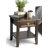 Burlington 18"W Solid Wood Transitional Square End Table with Drawer and Open Shelf-95755026