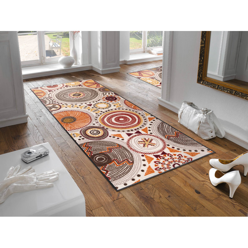 Boho Style Doormat, Rectangle 75 x 190 cm