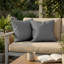 Ensemble de coussins décoratifs carrés de 2 x 26 x 26 pouces avec insert, tissu résistant à l'eau et aux rayons UV-126190874-126190876
