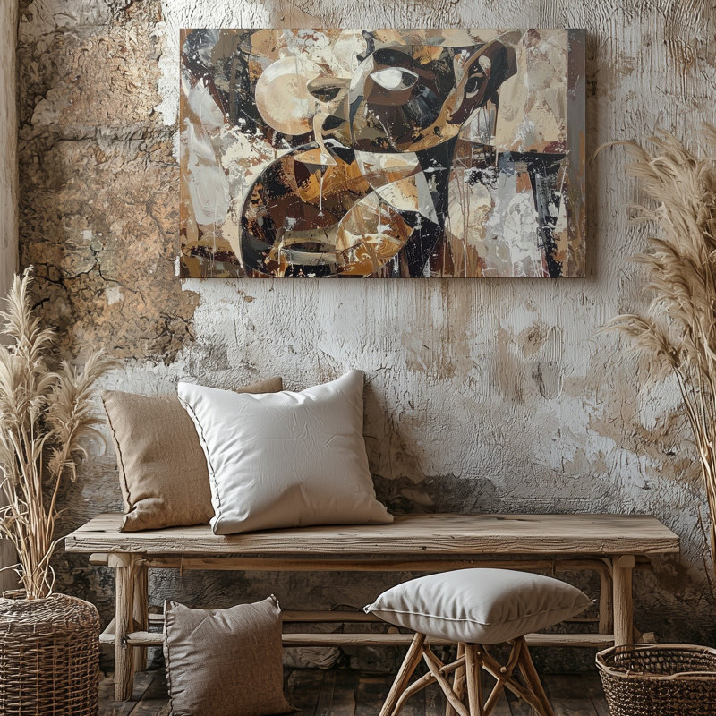 Art mural avec toile de fond, H 30 po x l 40 po