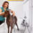 Pet Grooming Faucet, Wall Mount 8" Centers Mixing Faucet