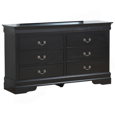 Commode élégante noire