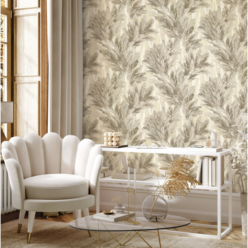 10m x 53cm Wallpaper Roll, Beige