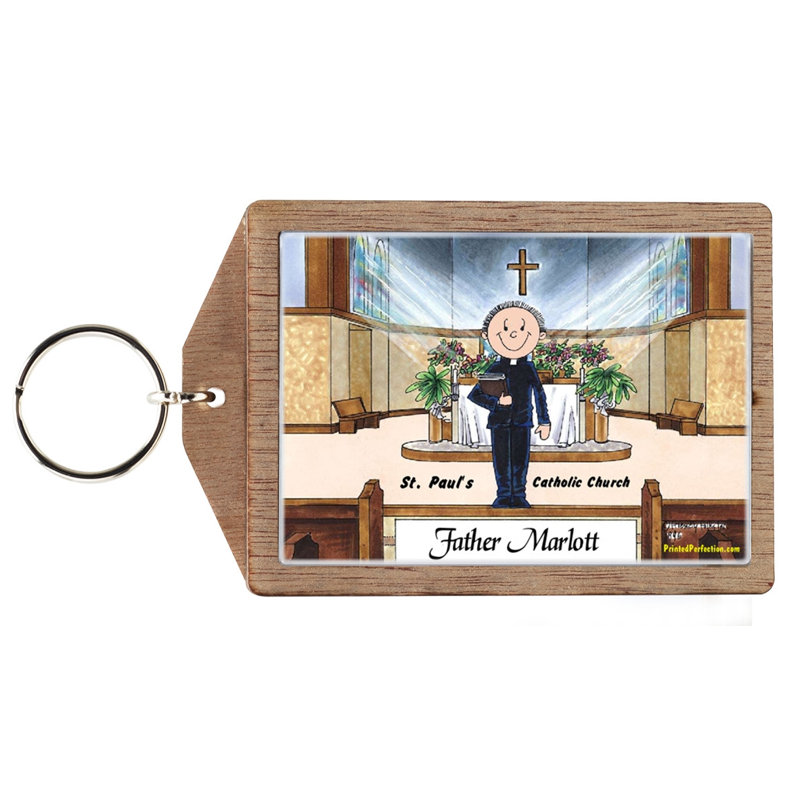 Prêtre personnalisé - Porte-clés mâle