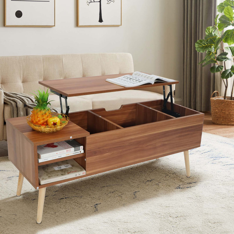 Table basse Rastko, Brun