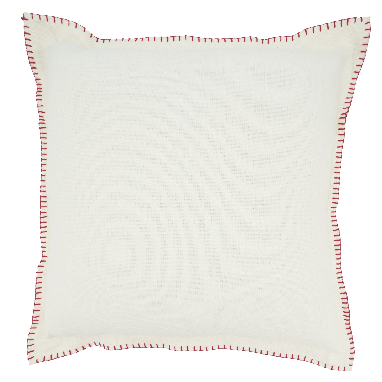 Ivara Cotton Throw Pillow, White