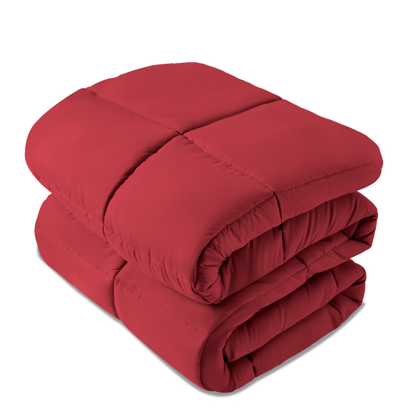 Édredon en microfibre , Double / édredon double, Rouge