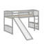 Lit mezzanine simple avec glissoire et échelle