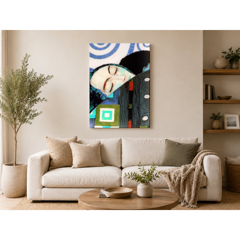 La prise en charge / l'étreinte (1905-1909) - Art mural sur toile, L 16 po x H 20 po