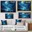 Planet Neptune Deep Blue I - Neptune Canvas Wall Art-1811659345-1811659346