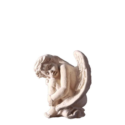 Petite statue d'ange chérubin endormi