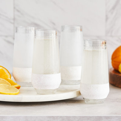 Chilling Champagne FREEZE Cooling Cups in Glitter