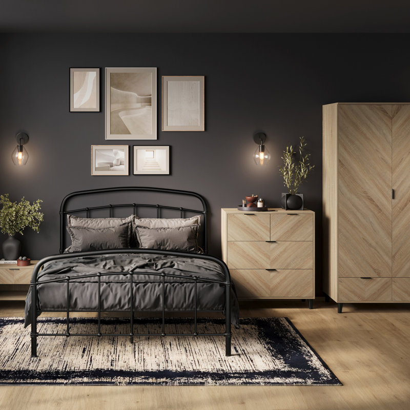 STOCKHOLM 2 DOOR DOUBLE WARDROBE