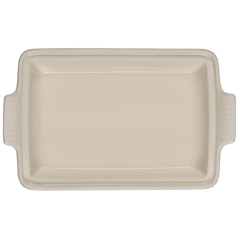 Le Creuset Heritage Stoneware 4 Qt. Rectangular Casserole with Lid, Shallot