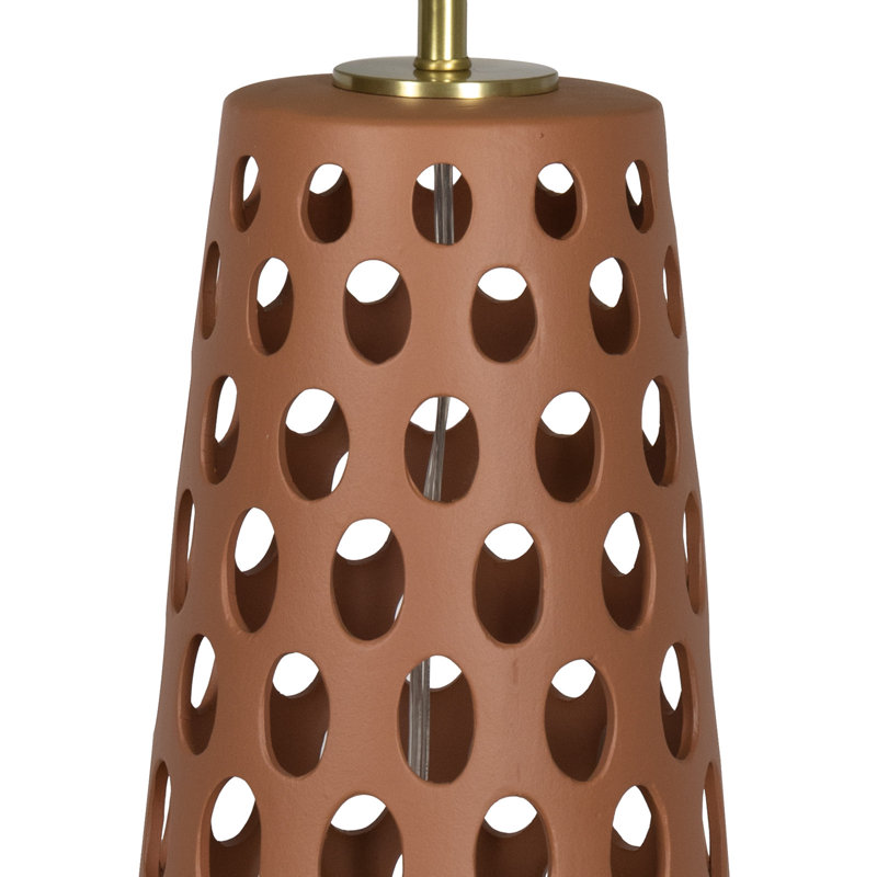 Kelvin Ceramic Table Lamp, Brown
