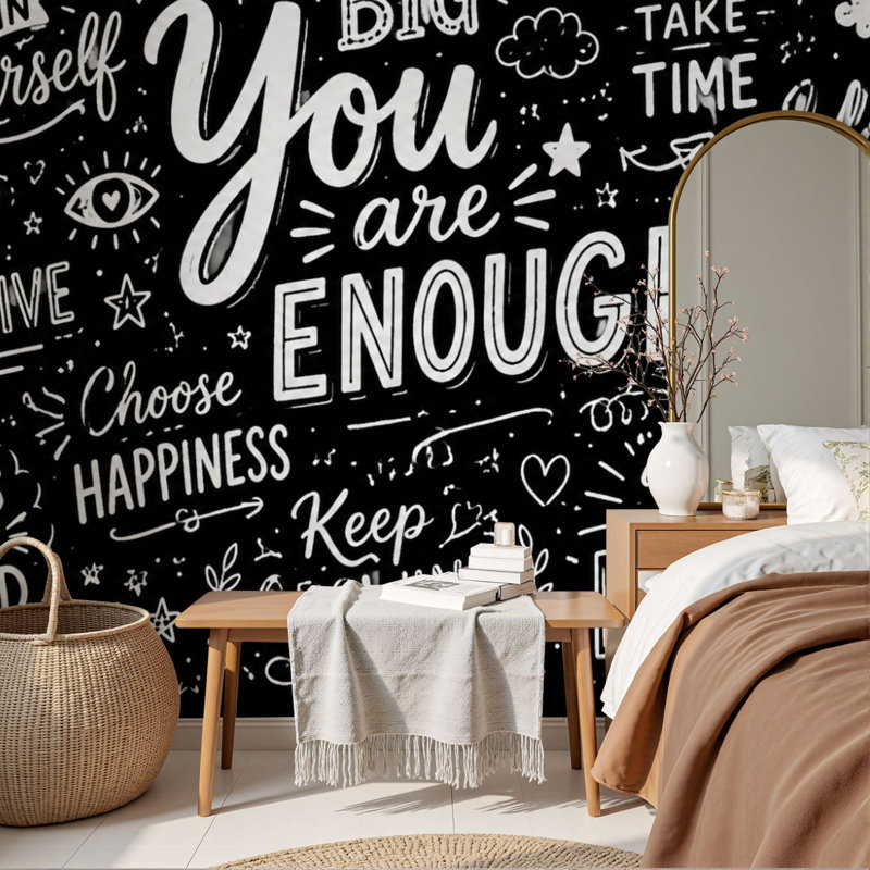 Papier peint auto-adhésif Peel and Stick Inspiration, 96" L x 69" W