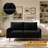 Dotson 58" Velvet Round Arm Sofa Loveseat-1233094826