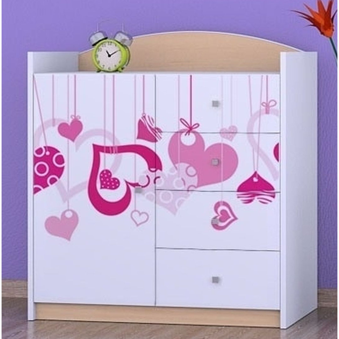 Nisbet Kids 4 - Drawer Combo Dresser