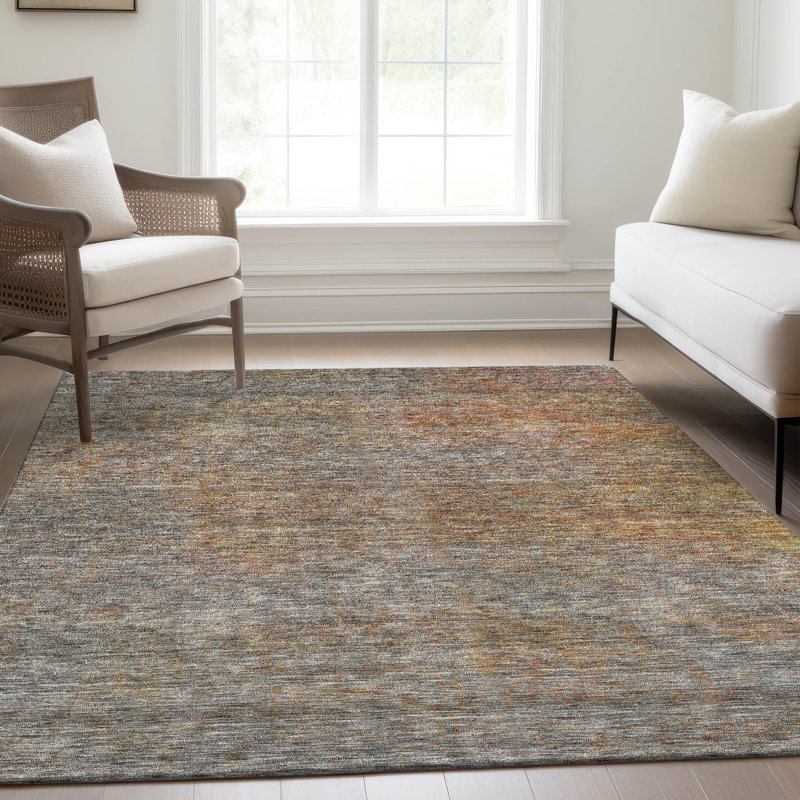 Malchow Abstract Indoor / Outdoor Rug, Rectangle 10' x 14'