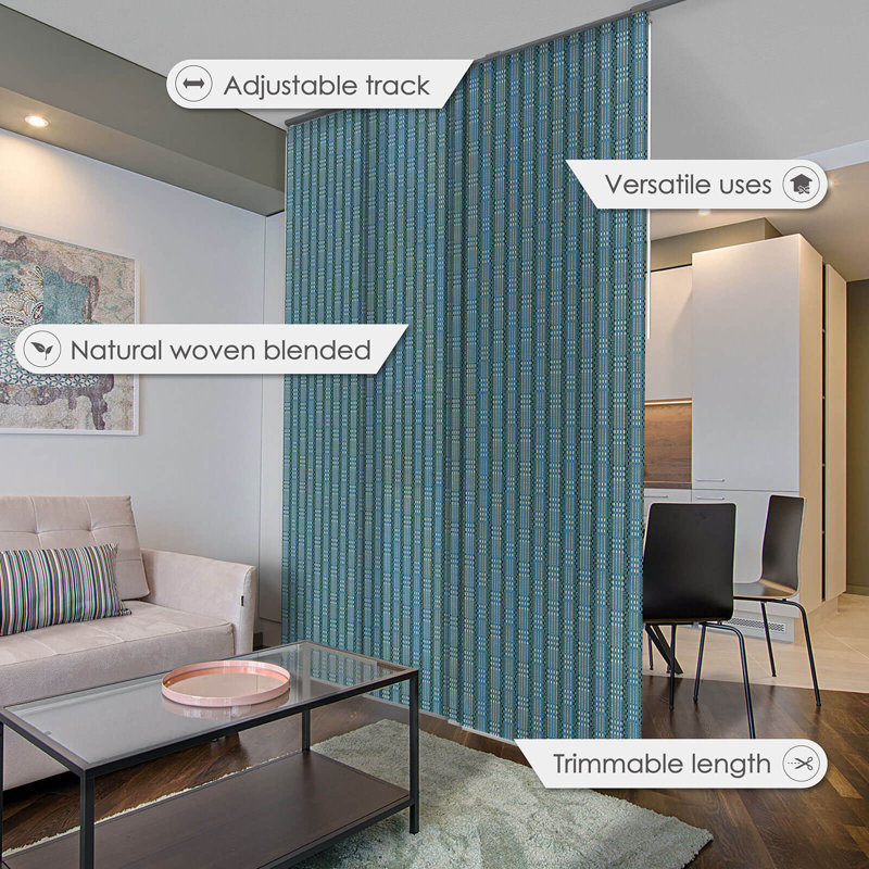 Store vertical semi-transparent Sharmaine, Bluesea