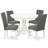 Chillon Person Rubberwood Solid Wood Dining Set-856811697-856811698-909101376