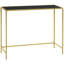 Cormiers 100.5 cm W Glass Top Console Table-117128849