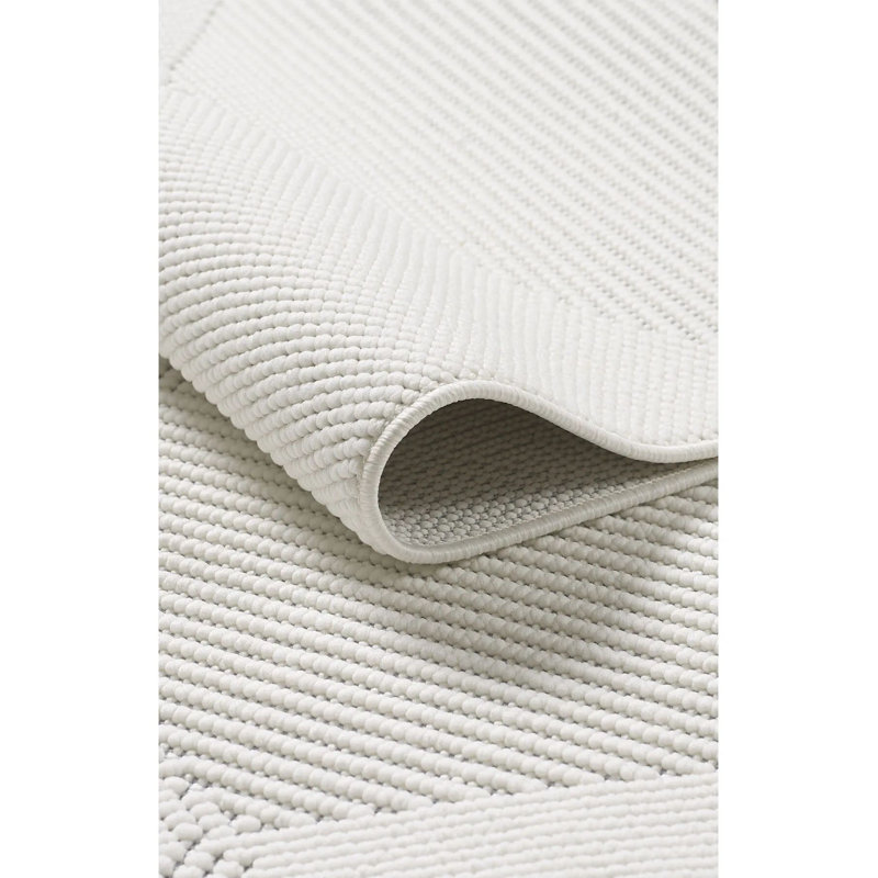 Stylish Beige Carpet, 4.0 x 5.6 ft | 100% Polypropylene, 1.9 lbs/sq ft | 0.3 in Pile Height, Machine Woven | Non-Slip Dot Underside, Antibacterial, Easy to Maintain | Perfect for Living Room & Bedroom Décor