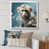 Cadre simple blanc