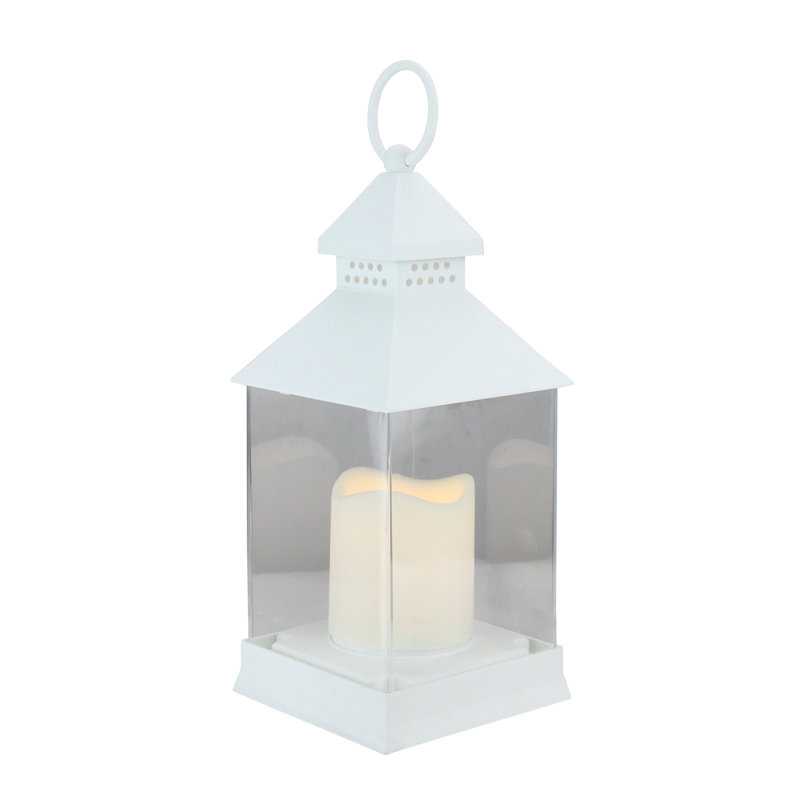 Lanterne en plastique, Blanc