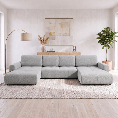 Bingo U-Shaped 6 Seater Sofa Bed