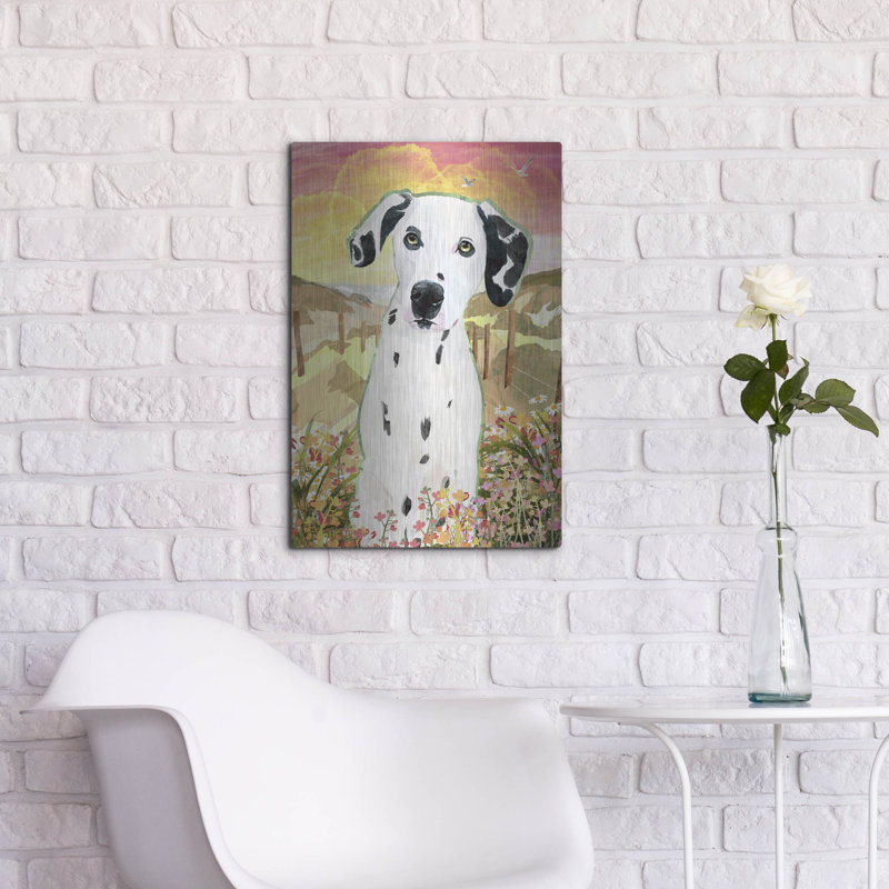  «Sunset Beach» par Thatgrubgirl, art mural en métal, 16 po x 24 po, H 24 po x l 16 po