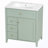 Freestanding Bathroom Storage Cabinet With Drawers & Adjustable Shelf-1246101067