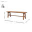 Banc en bois massif Naugatuck-111001928