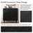 Minimalist Side Cabinet, Functional Cabinet With Geometric Design-574157493