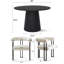Chealsy 5-Piece Metoyer Round Dining Table Sets
