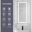 Miroir DEL Riven, couleur réglable 3000K / 4200K / 6400K-789884509-789884503