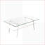 Ensemble de 3 tables basses et tables de bout en verre trempé pour le salon, facile à nettoyer avec beaucoup de rangement-727185500