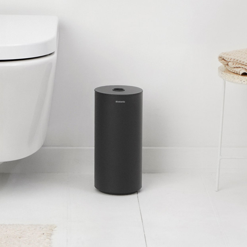 Brabantia Mindset Toilet Paper Dispenser, Mineral Infinite Gray