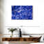 Abstrait bleu marbré Avery