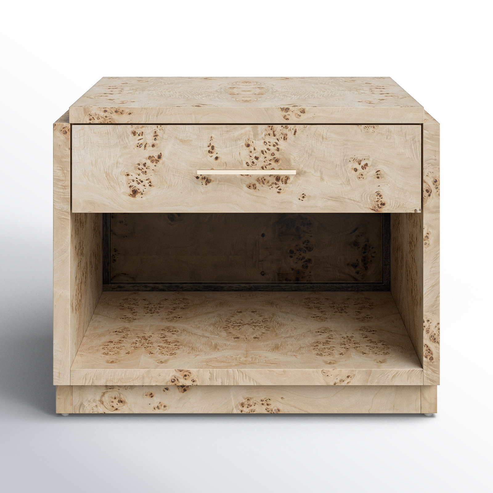 Kingston 1 - Drawer 28" Nightstand, Light Burl