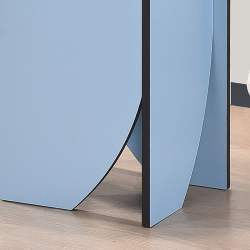 Table de bout Modern Modern - Table d'appoint en bois pour le salon, la chambre à coucher ou le bureau, table de chevet compacte pour petits espaces - Bleu