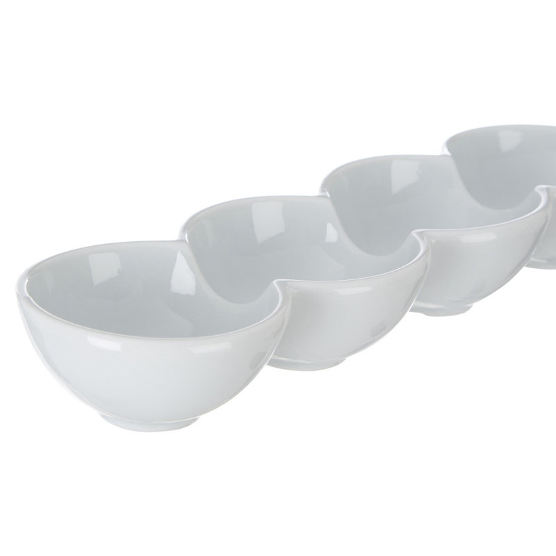 Symple Stuff Briarcliff Porcelain Divided Serving Dish